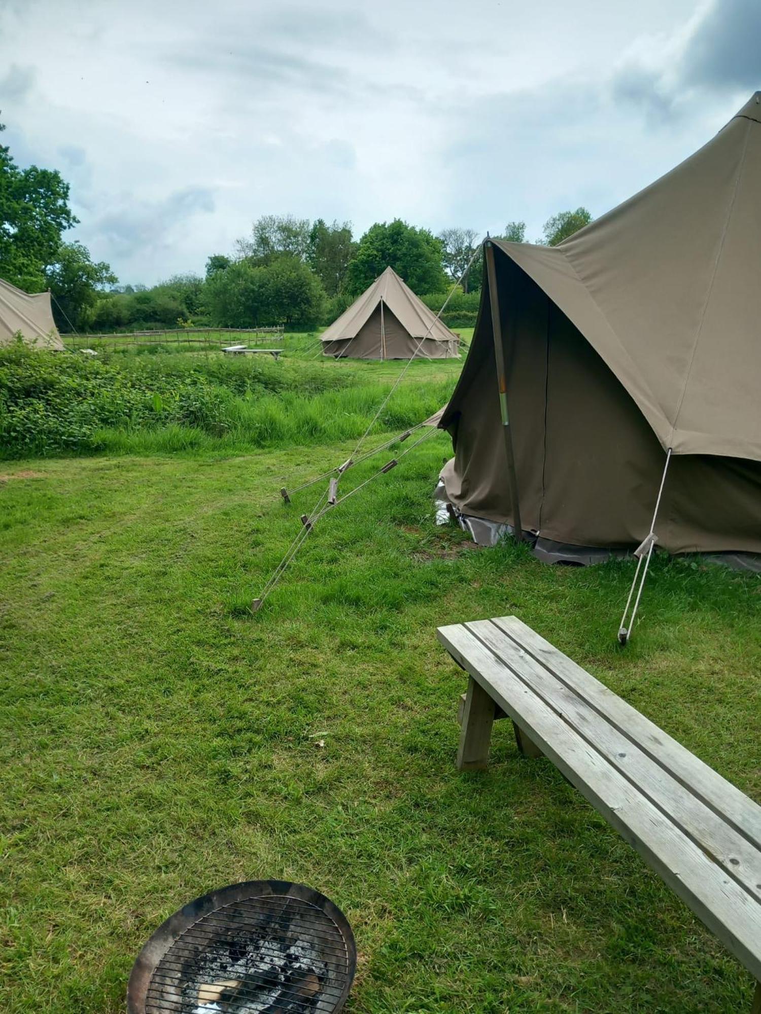 Gaggle Of Geese Pub - Shepherd Huts & Bell Tents Dorchester Eksteriør bilde